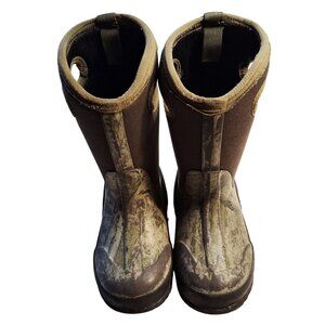 Kids Bogs Classic Mossy Oak Waterproof Boots Size 10 US